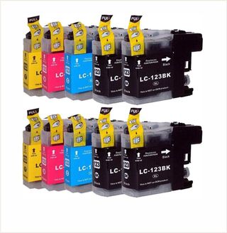 Pack 10x Brother LC123 XL / LC121 XL