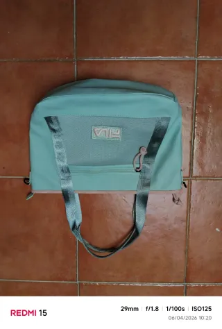 Bolso Fila Teal y Rosa