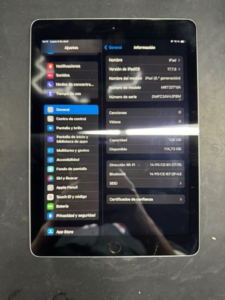 iPad 6ª Gen 128GB Plata