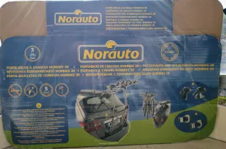 Portabicicletas Norauto para portón. Nuevo.