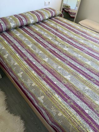 Colcha reversible cama 105