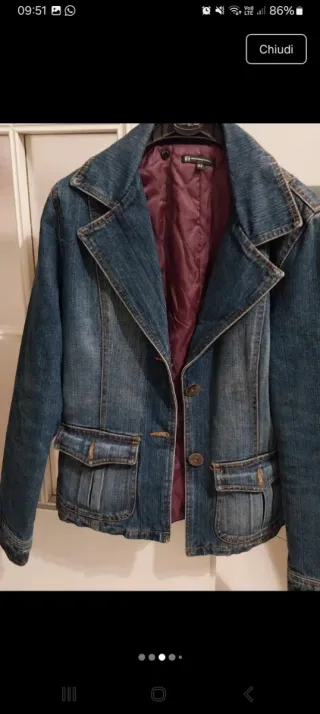 Giacca donna denim