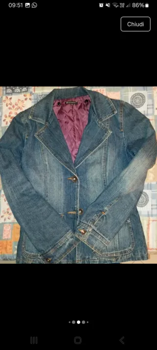 Giacca donna denim