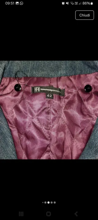 Giacca donna denim