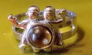❤️ANILLO AMULETO OJO de TIGRE (Ajustable)