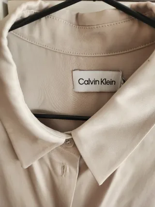 Camisa Calvin Klein Beige