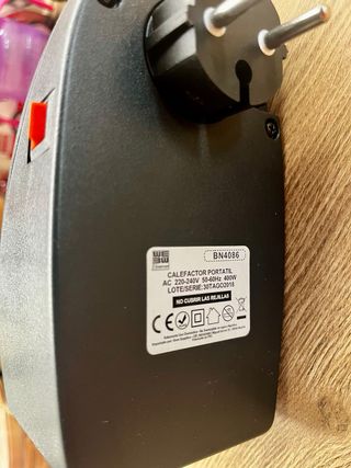 Calefactor Portátil Handy Hotter 400W