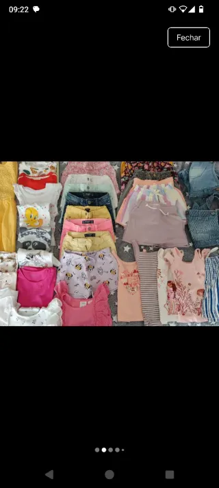 Lote Roupas Criança Menina