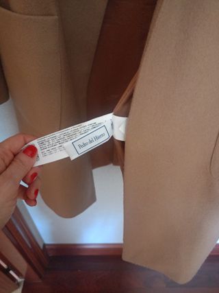 Abrigo Pedro del Hierro Beige Piel forro desmontab