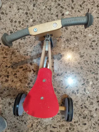 Triciclo madera bebé y niño/a