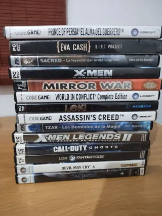 Lote 12 Juegos PC DVD