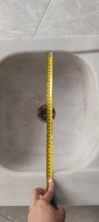 Fregadero Doble Seno Mármol Macizo