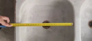 Fregadero Doble Seno Mármol Macizo