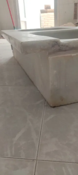 Fregadero Doble Seno Mármol Macizo