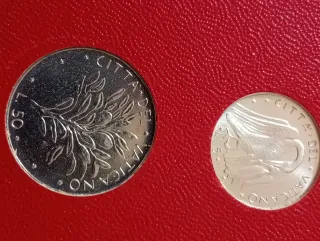 Monete Vaticano 1972 senza argento