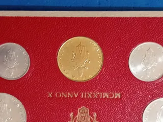 Monete Vaticano 1972 senza argento