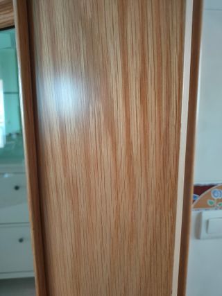 Puerta interior madera con cristal