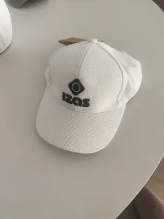 Gorra IZAS Blanca y SILBON verde Oliva