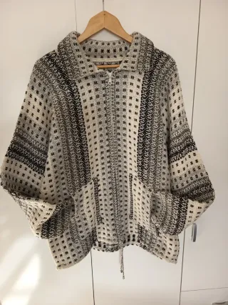 Sudadera Beige y Gris Talla Única