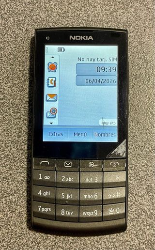 Nokia X3 Nero Telefono cellulare NUOVO: non sbloccato, SOLO Orange