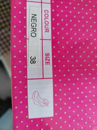 Zapatos de cuña negros
