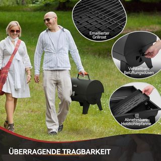 Barbacoa Carbón Royal Gourmet Portátil