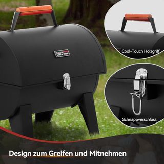 Barbacoa Carbón Royal Gourmet Portátil