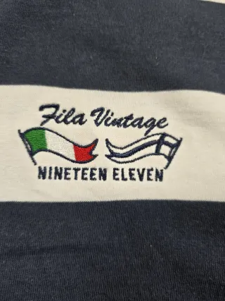 Vintage Napapijri 'Downtown' Long Sleeve Polo - Re