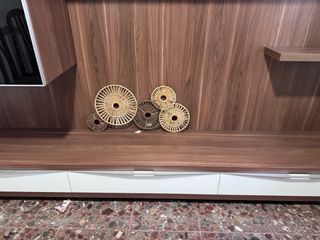 Mueble de salón roble