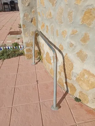 Barandilla acero inoxidable para piscina.