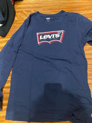 Camiseta Levi's Azul talla 16 niño.