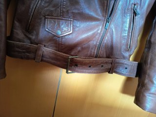 Cazadora Pepe Jeans Piel Marrón Talla XS