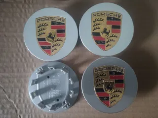 Tapabujes Porsche P-O 76mm centro rueda llanta log