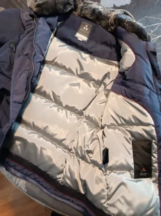 Chaquetón Peuterey azul mujer