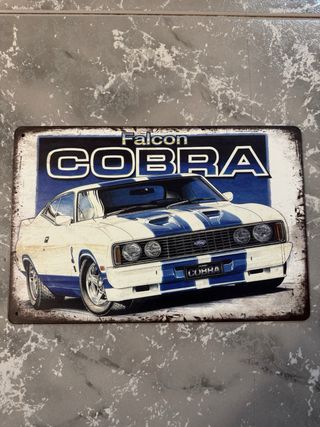 Placa Metálica Ford Falcon Cobra
