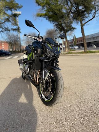 Kawasaki Z900 2018 Negra y Verde limitada para A2