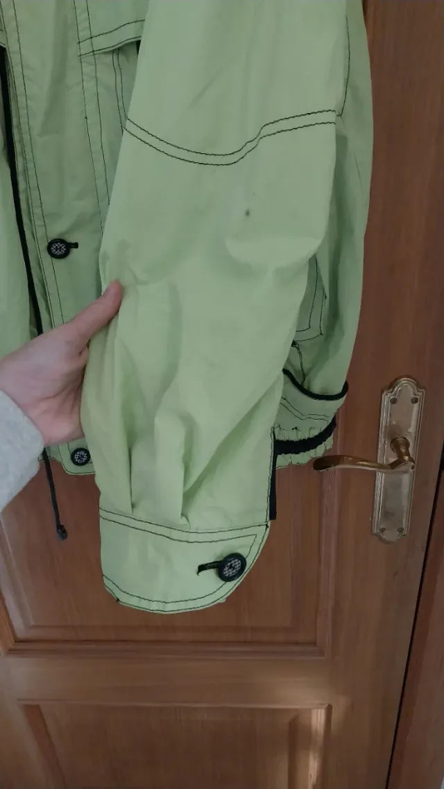 Chaqueta Vintage 80s Amarillo Fosfórico