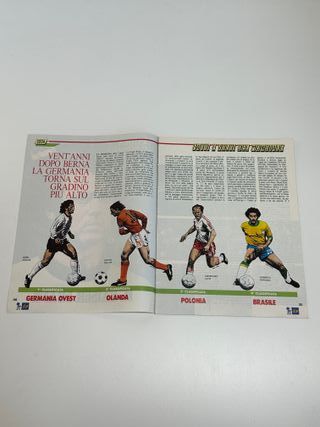 LA STORIA dei MONDIALI 1930-1990 calcio 4 inserti