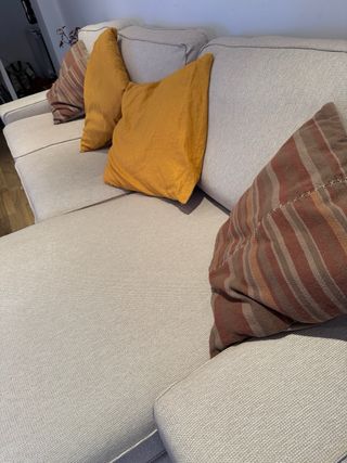 Sofá Kivik Ikea con Chaiselongue Beige