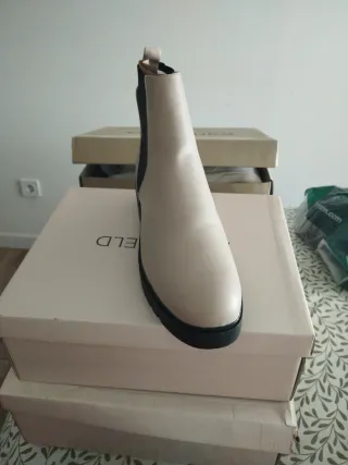 Botines Anna Field Beige Talla 42 Sin Estrenar