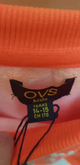 Maglietta arancione Be kind ragazza