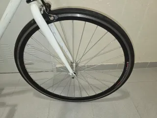 Bicicleta Fixie Blanca