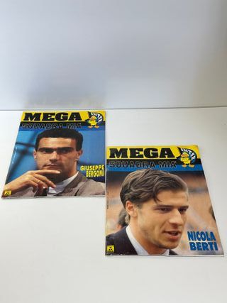 2 MEGA SQUADRA MIA INTER rivista inserto del 1991