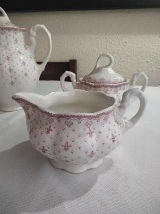 Juego de café La Cartuja Aurora 202 Rosa