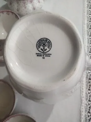 Juego de café La Cartuja Aurora 202 Rosa