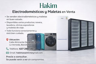 Electrodomésticos y Maletas en Venta