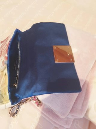 Bolso de mano acolchado estampado Purificación Gar