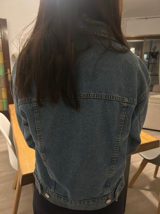 Cazadora tejana vaquera