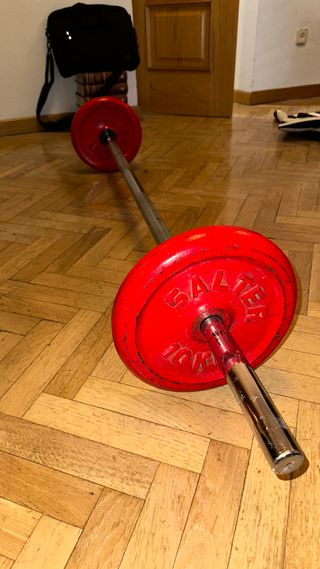 Barra y discos Salter 10kg