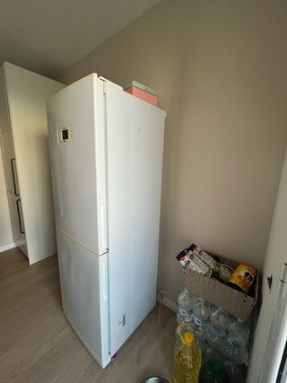 Nevera congelador LG blanca